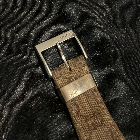 Gucci GG Canvas Bandeau Watch Brown Unisex Monogram - Picture 7 of 11